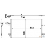 HELLA - 8FC351302571 - Радиатор кондиционера