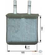 HELLA - 8FH351313791 - Радиатор печки