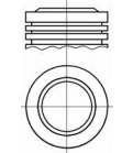 NURAL - 8713940000 - 87-139400-00 поршень в сборе STD CITROEN/PEUGEOT NFU/TU 5 JP4... 1.6i 16V