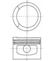 NURAL - 8750180070 - Поршень d82.50x1.2x1.5x2.0 STD [min 1] Цена за 1 ш