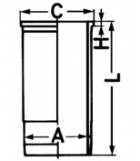 KOLBENSCHMIDT - 89816110 - Гильза цилиндра