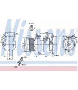 NISSENS - 890045 - Компрессор кондиционера