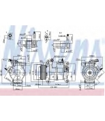 NISSENS - 890169 - Компрессор кондиционера