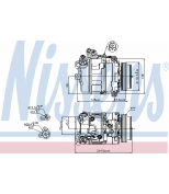 NISSENS - 89199 - Компрессор кондиционера BMW E60 4.0/4.5/5.0