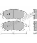 TRUSTING - 8930 - К-т дисков. тормоз. колодок Suzuki SX4 2006- F