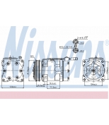 NISSENS - 89110 - Компрессор кондиционера