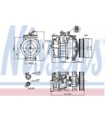 NISSENS - 89210 - Компрессор кондиционера