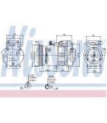 NISSENS - 89292 - NS89292_компрессор кондиционера! Kia Cee'd 1.6CRDi 07>