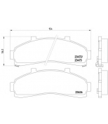 PAGID - T1302 - Комплект тормозных колодок. дисковый тормоз