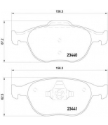 PAGID - T1528 - Колодки тормозные Ford Fiesta 2005