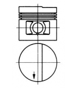 KOLBENSCHMIDT - 92931610 - Поршень в сборе Mercedes KH-