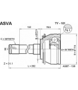 ASVA - TY101 - Шрус наружний 30x73x30 (комплект)