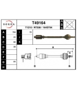 EAI - T49164 - T49164_привод правый! 724mm renault clio ii 1.9d jb1/3 98