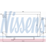 NISSENS - 940054 - 940054 Радиатор кондиционера