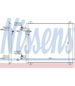 NISSENS - 94584 - радиатор кондиционера
