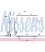 NISSENS - 94891 - Конденсатор кондиционера 94891