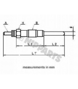 NIPPARTS - J5713010 - Свеча накала MAZDA 6 -07 2.0D