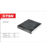TSN 97111 Фильтр салонный / NISSAN Almera N16/V10 8/00->, Primera P12/WP12 07/02->
