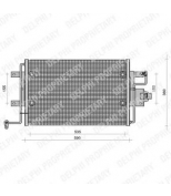 DELPHI - TSP0225113 - Радиатор кондиционера AD A3/A4/TT VW Bora/g4/Passa
