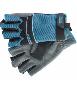 GROSS 90317 Перчатки комбинированные облегченные, открытые пальцы, Aktiv, XL. GROSS