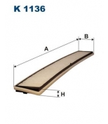 FILTRON - K1136 - Фильтр салона K 1136