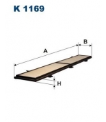 FILTRON - K1169 - Фильтр салонный Filtron