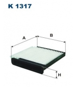 FILTRON - K1317 - Фильтр салонный Nissan tiida 07-