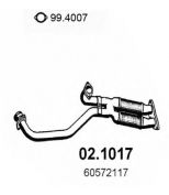 ASSO - 021017 - Труба приёмная ALFA 155 2.5 V6 92