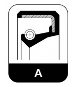 ELRING - 054003 - Сальник 17x35x7 A NBR MB O309 4.0D  90