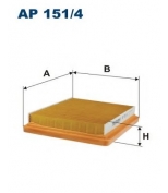 FILTRON - AP1514 - Фильтр возд. Ford Fiesta V (02-)