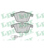 LPR - 05P1230 - Комплект тормозных колодок, дисковый тормозной мех