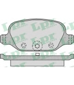 LPR - 05P1265 - Комплект тормозных колодок, диско