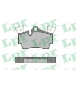 LPR - 05P1482 - Колодки тормозные AUDI Q7 06-/PORSCHE CAYENNE 02- задние