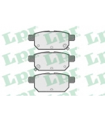 LPR - 05P1571 - Колодки тормозные SUZUKI SWIFT 10- задние
