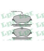 LPR - 05P1666 - Тормозные колодки дисковые