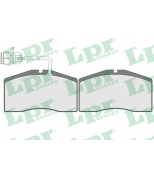 LPR - 05P1675 - Комплект тормозных колодок дисковый тормоз