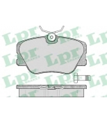 LPR - 05P280 - Комплект тормозных колодок, дисковый тормозной мех