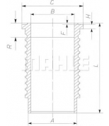 KNECHT/MAHLE - 061WN13 - Гильза SCANIA (D=127)