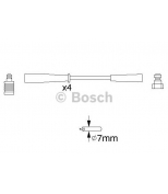 BOSCH - 0986356817 - Провода высокого напряж. к-кт VOLVO V40/S40 до 1999 4 провода