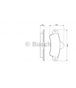 BOSCH - 0986424277 - Тормозные колодки 0986424277