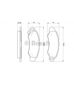 BOSCH - 0986424804 - Тормозные Колодки Дисков 0986424804