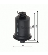 BOSCH - 0986450110 - Фильтр топливный TOYOTA COROLLA 87-93