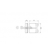 BOSCH - 0986460101 - Тормозные колодки 0986460101