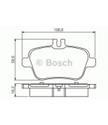 BOSCH - 0986495348 - ДИСКОВЫЕ КОЛОДКИ ЗАДНИЕ