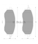 BOSCH - 0986AB2393 - Колодки тормозные