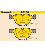 BARUM - BA2252 - Тормозные колодки BARUM
