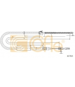 COFLE - 107515 - Трос стояночного тормоза