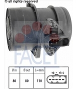 FACET - 101191 - Расходомер воздуха VW Passat 1.9 TDi 00-