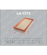 LYNX - LA1272 - Фильтр воздушный TOYOTA Avensis 1.6-2.0 16V 97-03/Carina E 1.6-2.0 DOHC 92-97