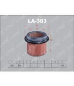 LYNX - LA383 - Фильтр воздушный HYUNDAI H100 2.4 97-00, MITSUBISHI L300 1.6-2.4 86